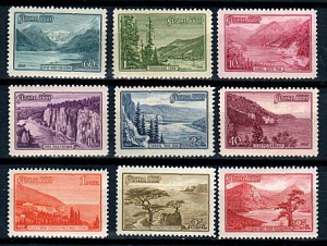СССР, 1959, №2381-89, Пейзажи, серия из 9-ти марок